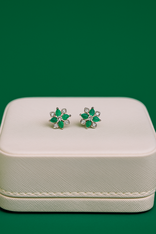 Elegant Pearl Stud Earrings