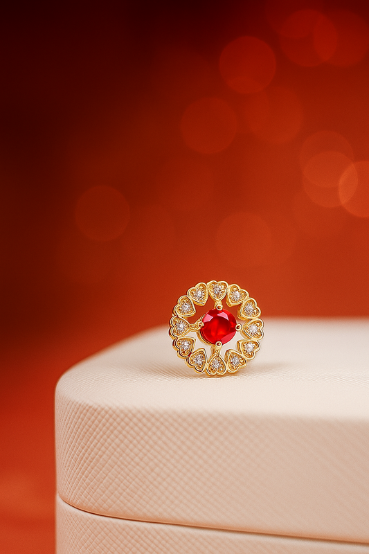 Glossy Stud Earrings